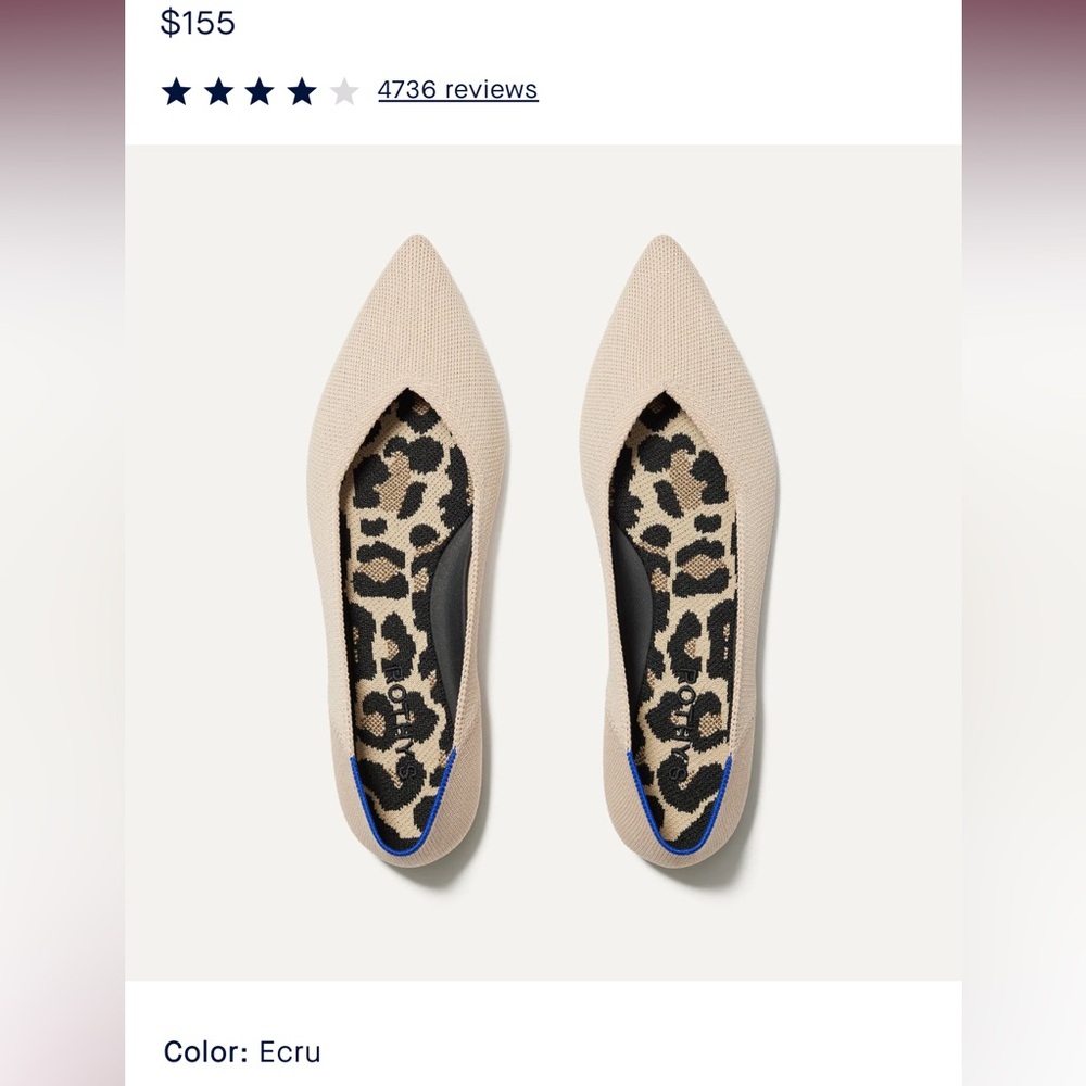 Rothy’s Ecru The Point